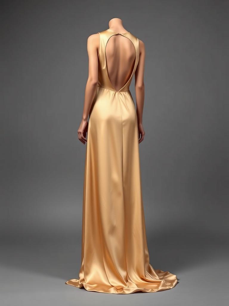 Vestido Longo Cetim